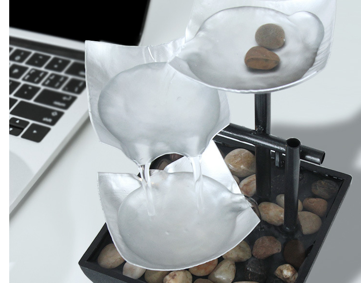 Three-tier Relaxation Tabletop Water Fountain