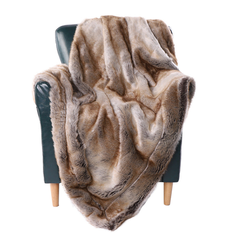 Luxury Faux Fur Throw Blanket