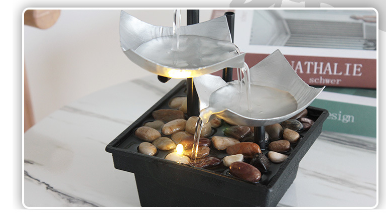 Three-tier Relaxation Tabletop Water Fountain