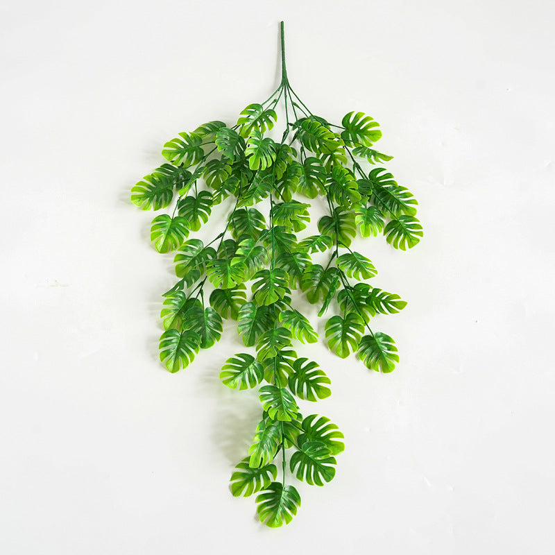 Artificial Plant Turtle Back Leaf Green Leaf Decoration Indoor Ceiling Artificial Flower