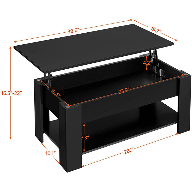 Living Room Lifting Coffee Table Plate Type Tea Table