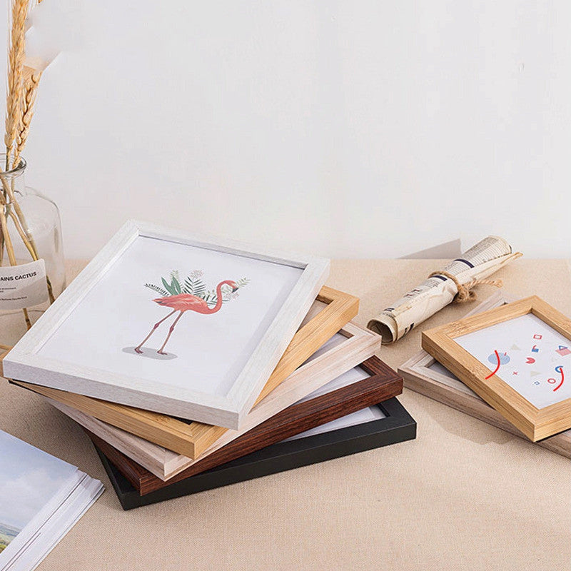 Simple Wooden Photo Frame Set Up  Wall Picture