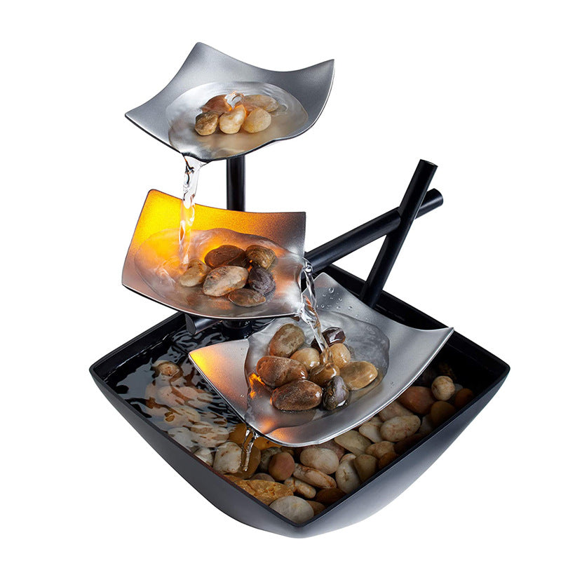 Three-tier Relaxation Tabletop Water Fountain