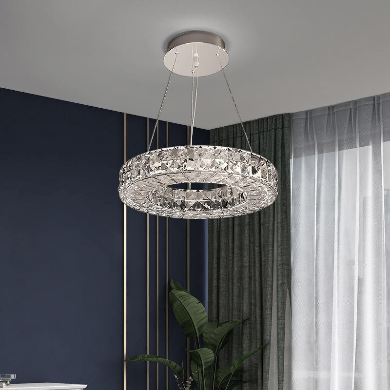 Light Luxury Style Crystal Chandelier Modern Simple Led